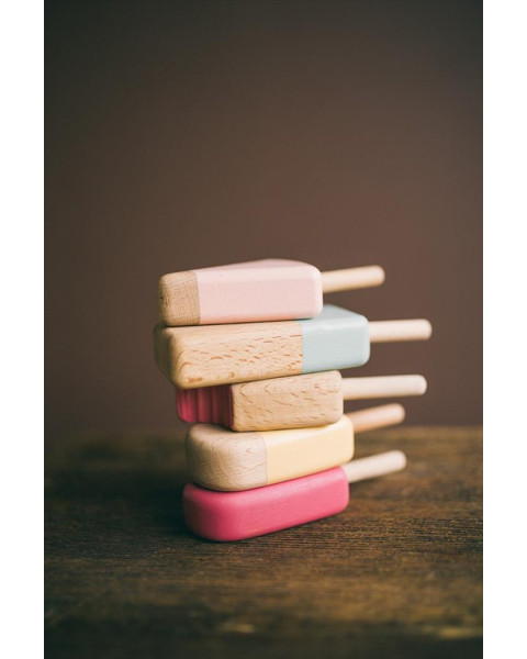 Handmade Wooden Ice Cream Bars