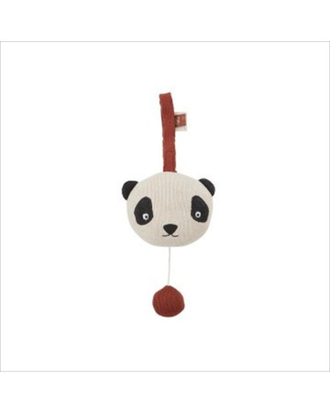OYOY Panda Music Mobile - Off white/Black
