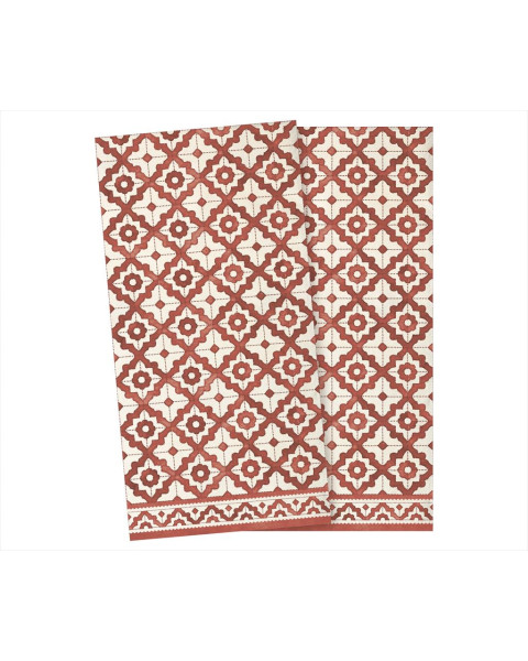 Maileg Napkin Mosaic Small - Red