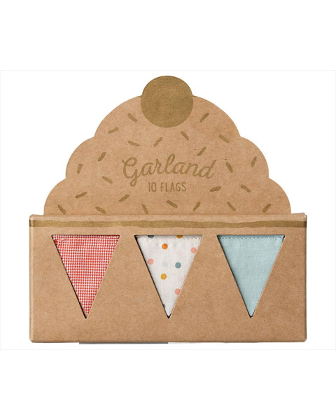 Maileg Garland Mini, 10 Flags