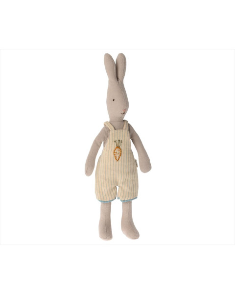 Maileg Rabbit Size 1, Overalls - Carrot
