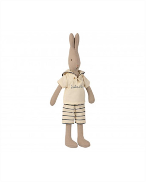 Maileg Rabbit Size 2 Sailor - Off White/Petrol
