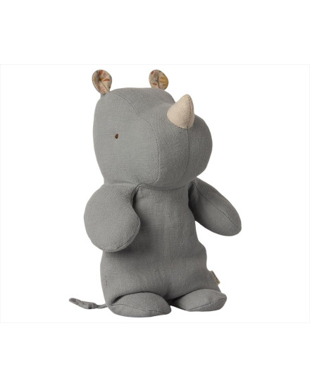 Maileg Safari Friends Small Rhino - Blue Grey