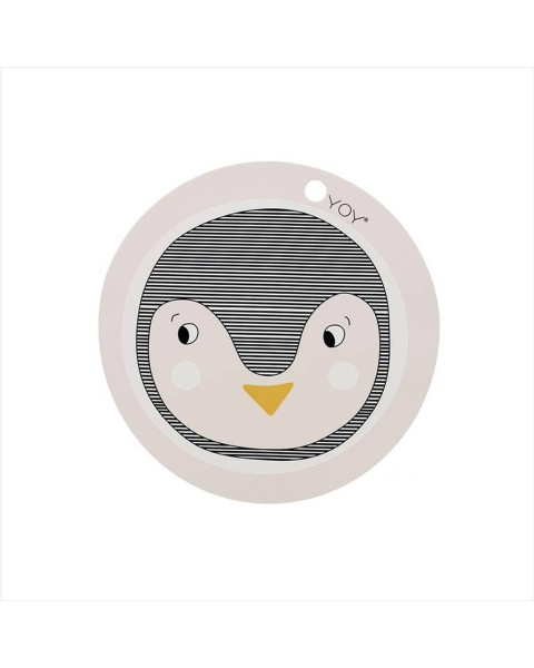 OYOY Placemat Penguin Rose
