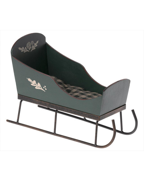 Maileg Sleigh Mini - Green