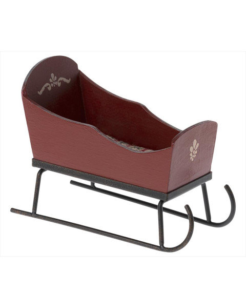 Maileg Sleigh Mouse - Red