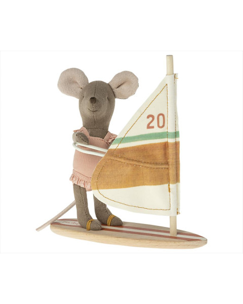 Maileg Beach Mouse, Surfer Little Sister