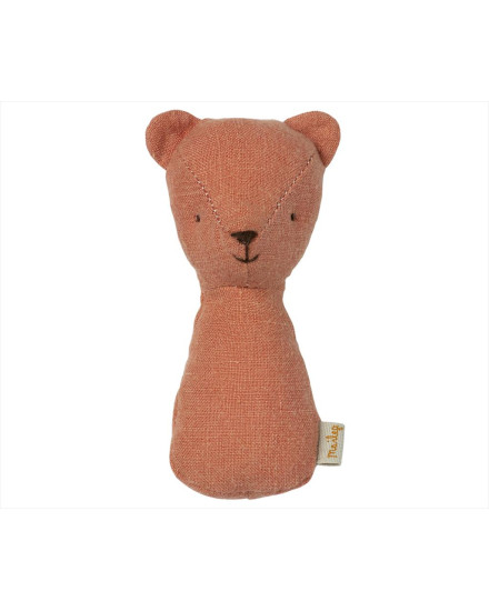 Maileg Teddy Rattle - Dusty Coral
