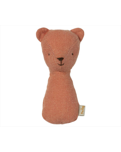 Maileg Teddy Rattle - Dusty Coral