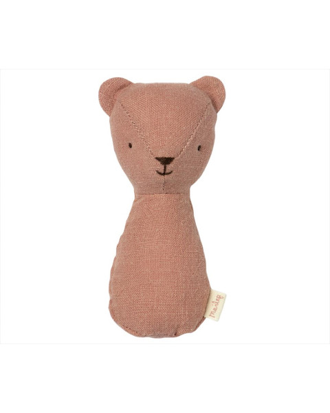Maileg Teddy Rattle - Old Rose