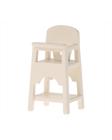 Maileg High Chair, Mouse - Off White