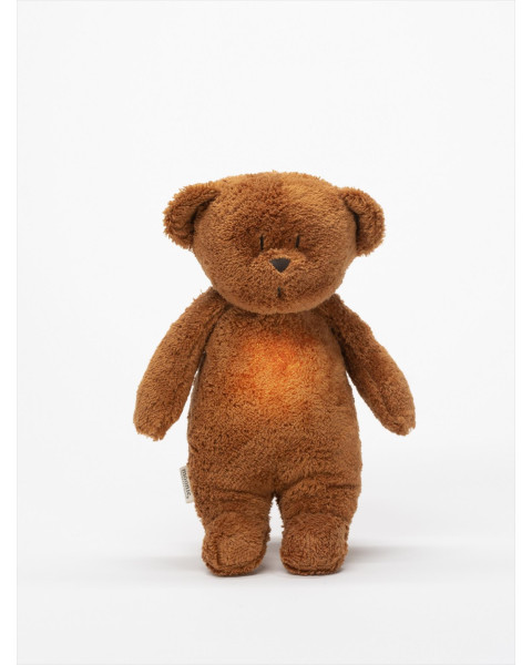 Moonie Humming Bear with Lamp - Caramel
