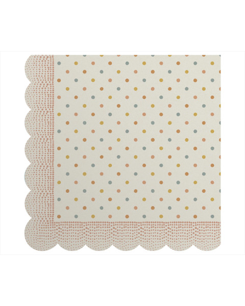 Maileg Napkin, Multi Dots - Rose