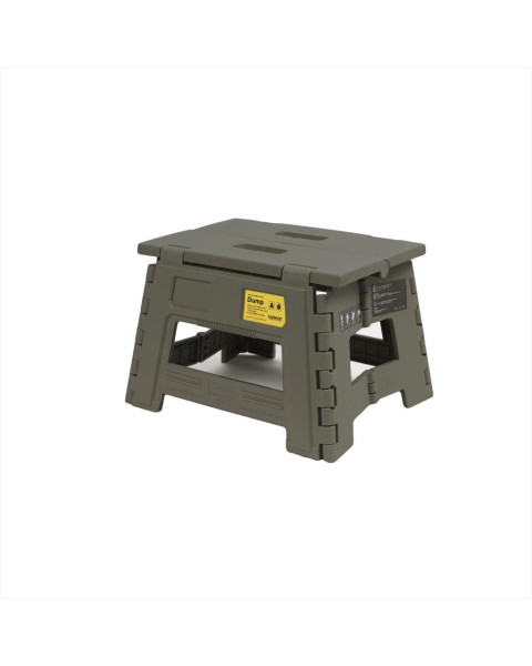 Slower Folding Mini Stool: Dump Olive