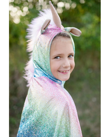 Great Pretenders Rainbow Reversible Unicorn Dragon Cape