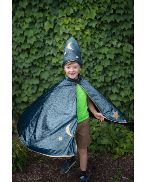 Great Pretenders Starry Night Wizard Cape & Hat