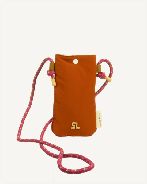 Sticky Lemon Phone Pouch |  Better Together | Horse Brown
