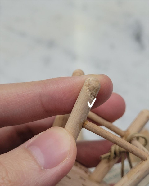 Imperfect Maileg Table and Stool Set, Mouse