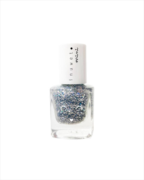 Inuwet Scent Nail Polish - Glitter Silver Vanilla