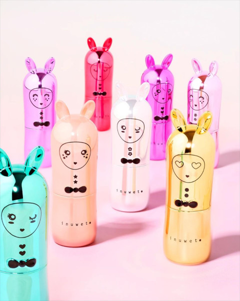 Inuwet Metal Lip Balm Cheesecake Gold