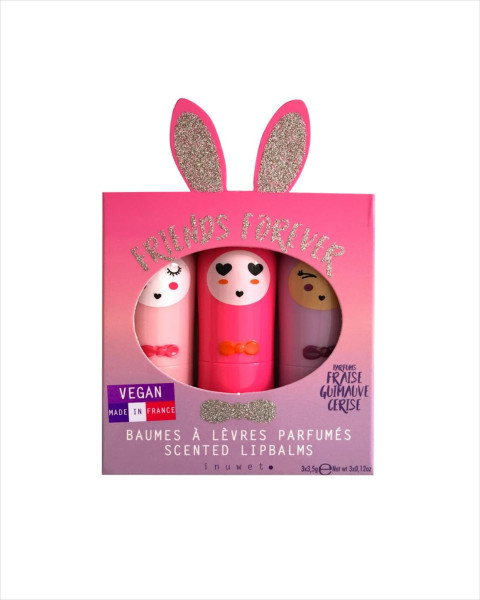 Inuwet Trio Lip Balms Gift Set - Friends for Ever