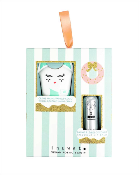Inuwet Xmas Kim Lip Balm and Hand Cream Set