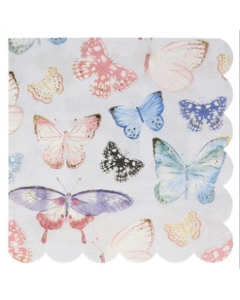 Meri Meri Butterfly Large Napkins