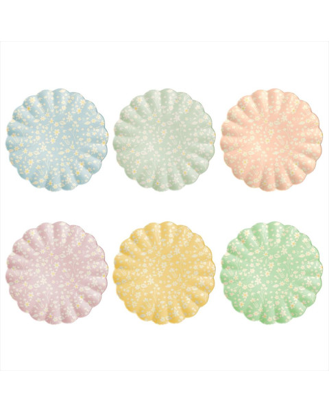 Meri Meri Floral Large Bamboo Plates