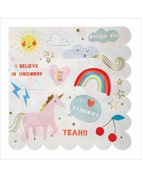 Meri Meri Unicorn Large Napkin
