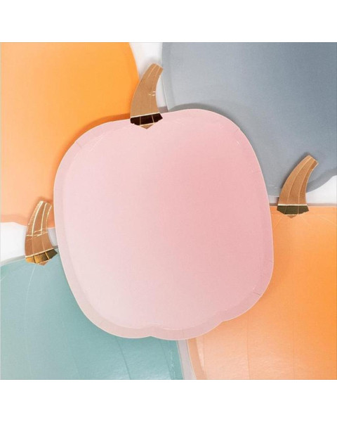 Meri Meri Ombre Pastel Pumpkins Plates