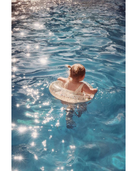 Konges Slojd Junior Swim Ring Transparent - Cream