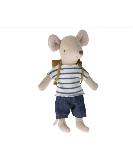 Maileg Tricycle Mouse, Big Brother with Bag