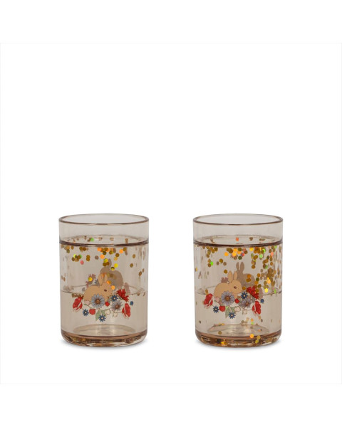 Konges Slojd 2 Pack Glitter Cups - Bunny Tokki