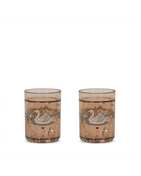 Konges Slojd 2 Pack Glitter Cups - Swan