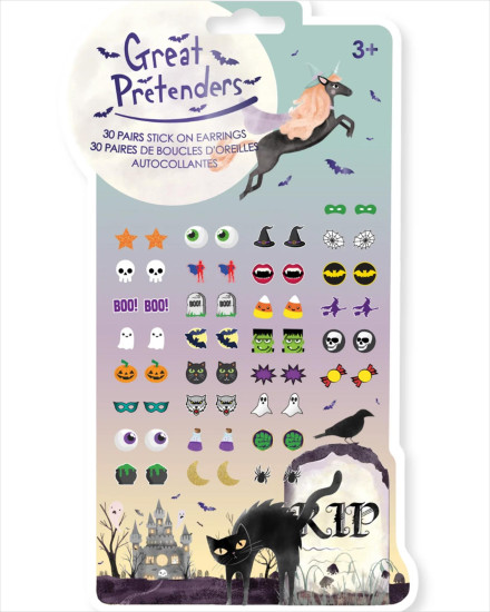 Great Pretenders Halloween Sticker Earrings