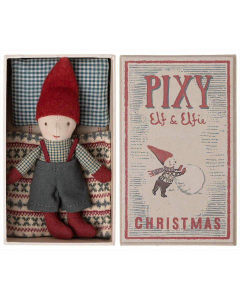 Maileg Pixy Elf in Matchbox