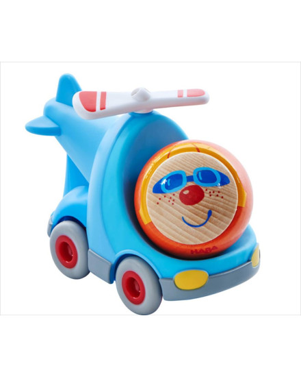 HABA Kullerbu Hugo Helicopter - Blue