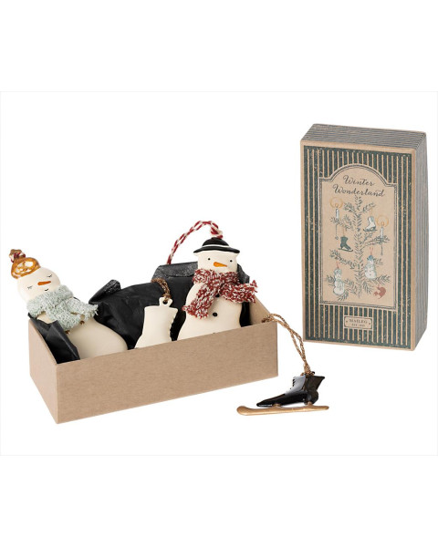 Maileg Metal Ornament Set - Winter Wonderland