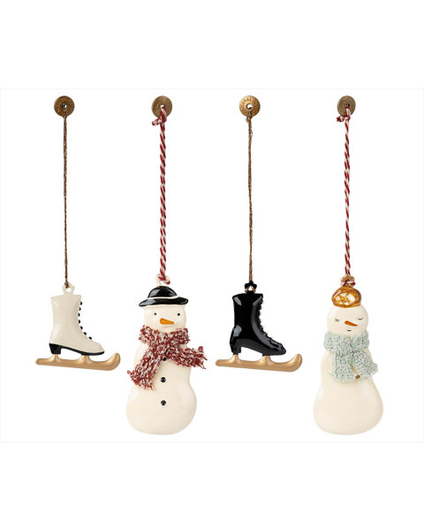 Maileg Metal Ornament Set - Winter Wonderland