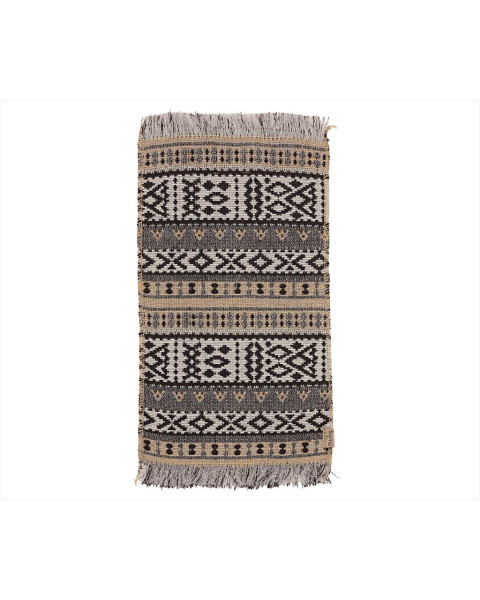 Maileg Miniature Rug - Black/Nude