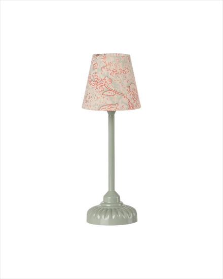 Maileg Vintage Floor Lamp, Mouse - Mint