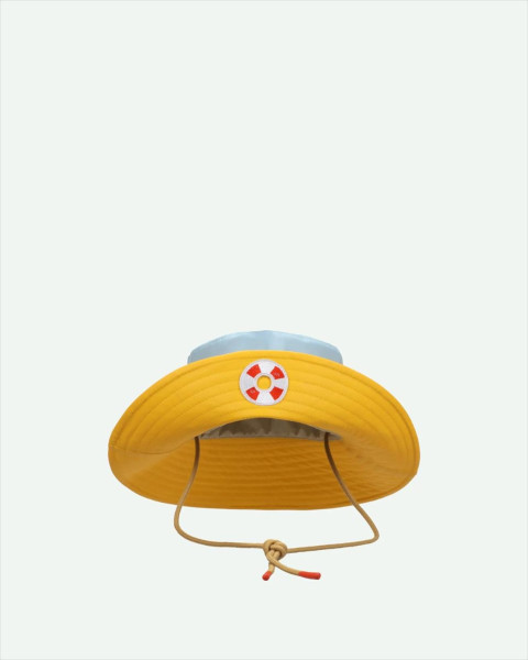 Sticky Lemon Rain Hat | Submarine Yellow + Zissou Blue