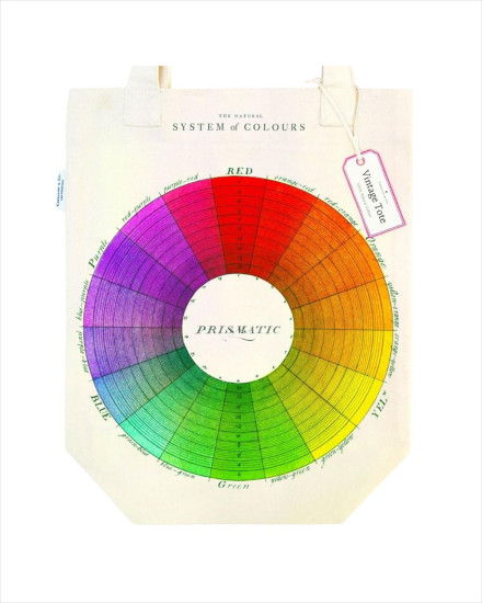 Cavallini Color Wheel Tote Bag