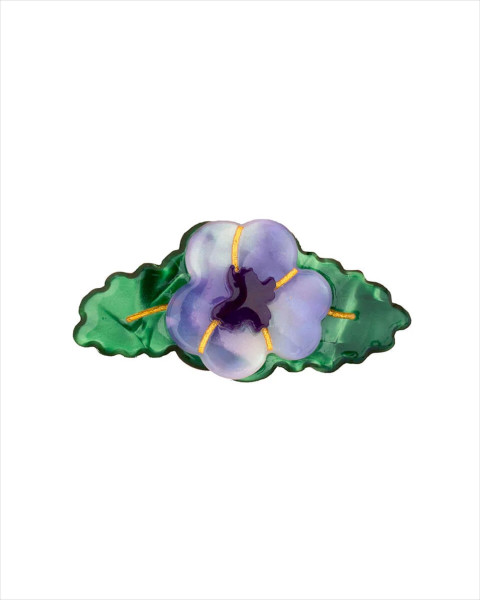 Coucou Suzette Purple Pansy Hair Clip