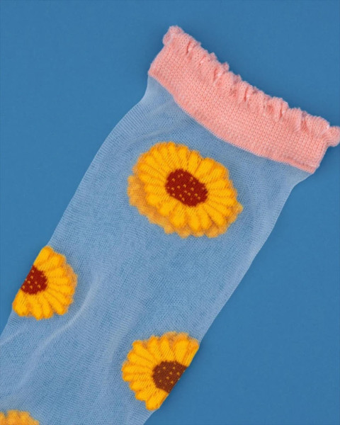Coucou Suzette Sunflower Sheer Socks