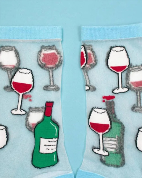 Coucou Suzette Wine Sheer Socks