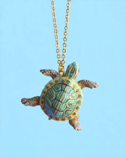 Camp Hollow Turtle Necklace