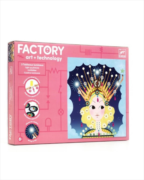 Djeco Light Up Pictures - Tiaras (STEM)