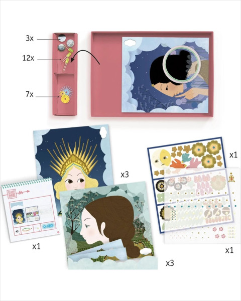 Djeco Light Up Pictures - Tiaras (STEM)