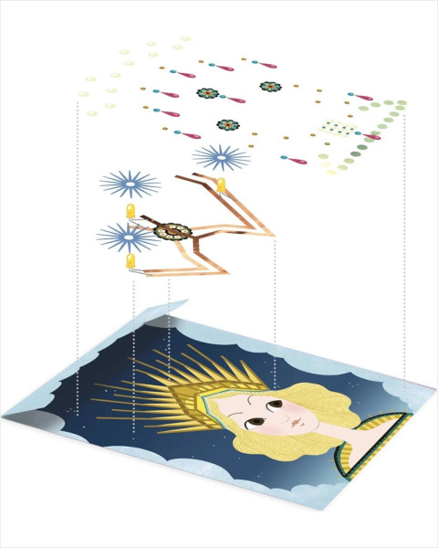 Djeco Light Up Pictures - Tiaras (STEM)